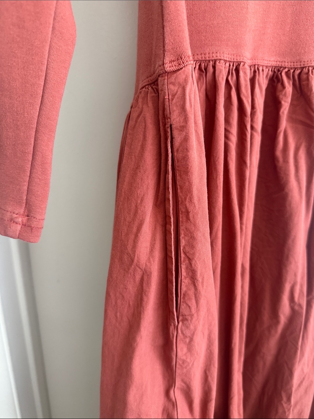 Free People Aelia Rust Cotton Midi Dress - Picture 4 of 4